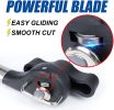 Safe Cut Can Opener; Smooth Edge Can Opener handheld; Food Grade Stainless Steel Cutting Can Opener for Kitchen & Restaurant
