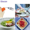 Ehucon Adaptive Utensils,Weighted Forks for Handicaps ,Tremors Parkinsons Limited or Weak Grasp Elderly,Ergonomic Cutlery with Silicon Non-Slip Easy G